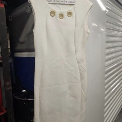 Calvin Klein Dress - Cream, Size 6